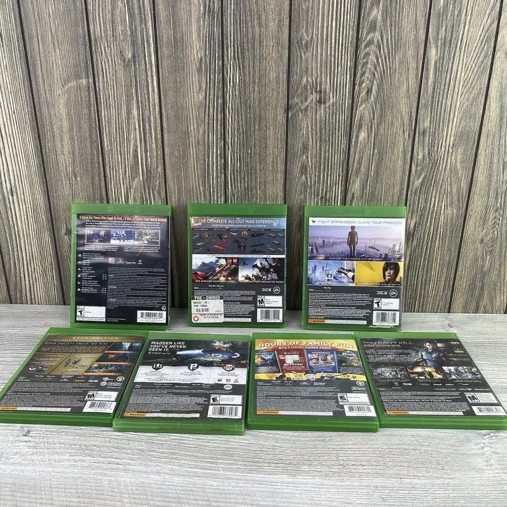 Xbox One Game Lot • 7 Various Games Tested Working
